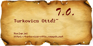 Turkovics Ottó névjegykártya